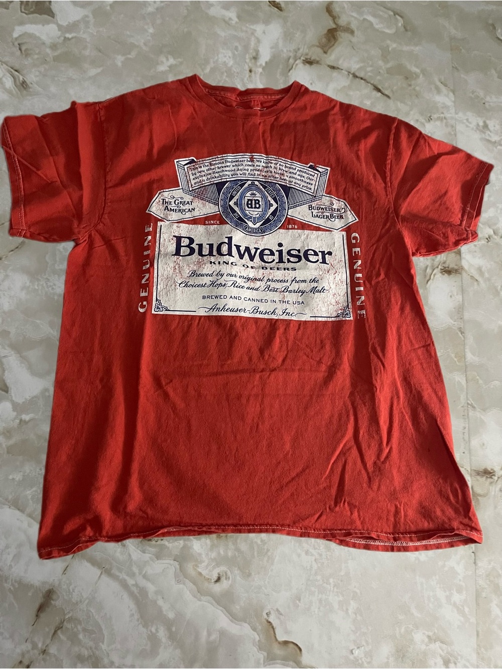 Budweiser Women’s Red Logo Graphic T-Shirt